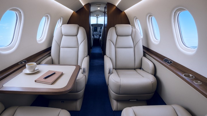 Gulfstream G150 Jet Interior